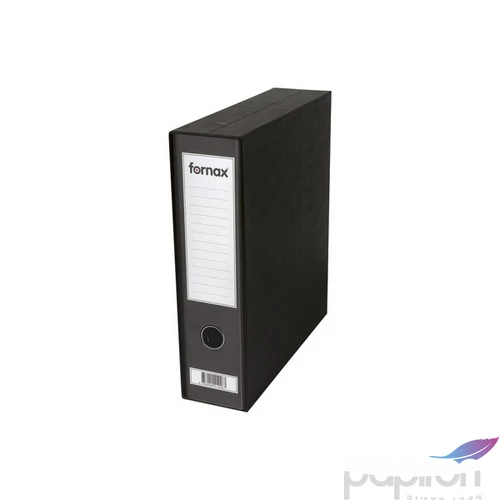 Iratrendező 80mm Fornax Prestige fekete emelőkaros iratrendező A4