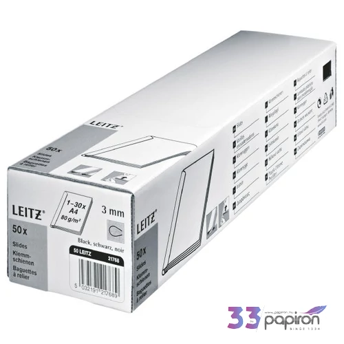 Iratsín 3mm Leitz Iratsín 3mm áttetsző Leitz 50db rendelési egység ár 1dob/50