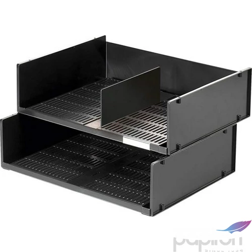 Irattálca műanyag A3 Durable Optimo faszén színű Iratrendezés DURABLE 1700786058