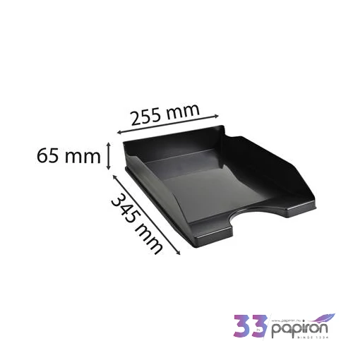 Irattálca műanyag A4 EXACOMPTA EcoBlack, fekete