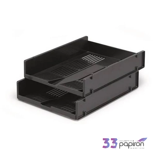 Irattálca műanyag Durable Optimo, fekete DB784057