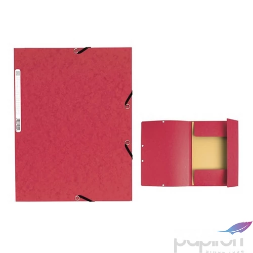 Gumis mappa A4 Exacompta 355g piros 55305E