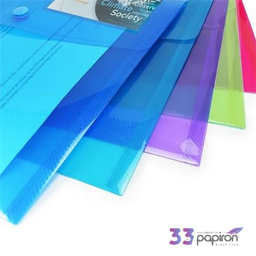 Irattartó tasak A3 PP patentos RAPESCO Eco