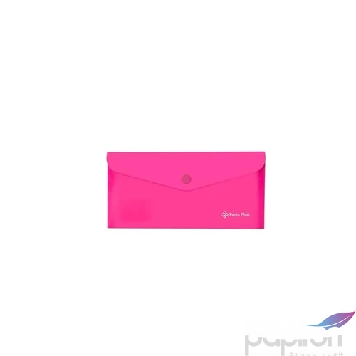 Irattartó tasak DL Panta Plast PP, patentos, neon pink INP0410008713