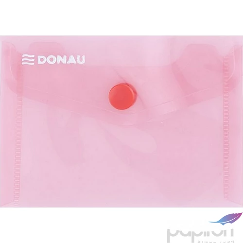 Irattartó tasak A7 Donau patentos PP műanyag piros Iratrendezés DONAU 8550001PL-04
