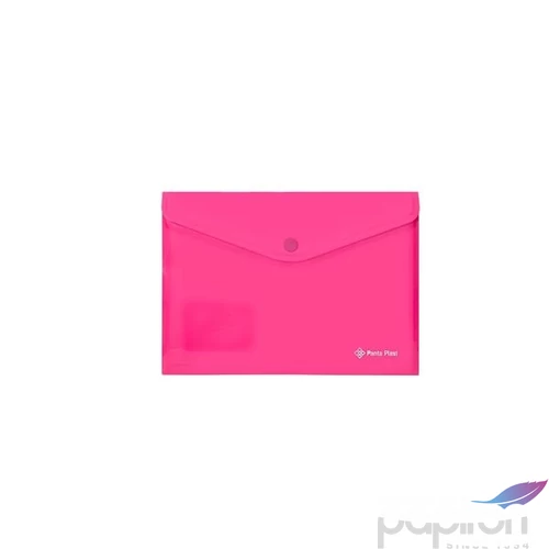 Irattartó tasak A5 Panta Plast PP, patentos, neon pink INP0410008613