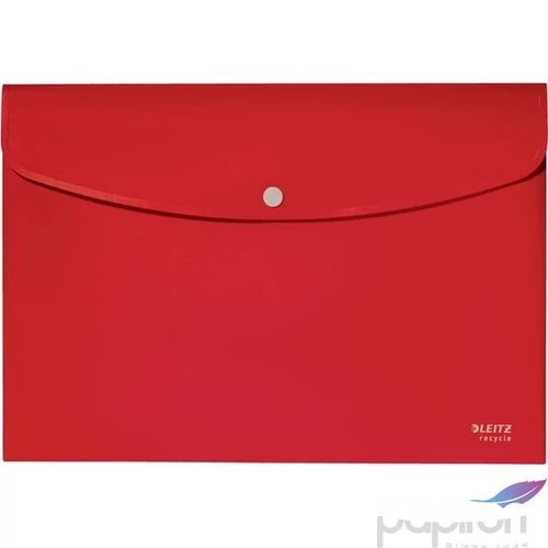 Irattasak A4 Leitz PP, patentos, Recycle, piros E46780025