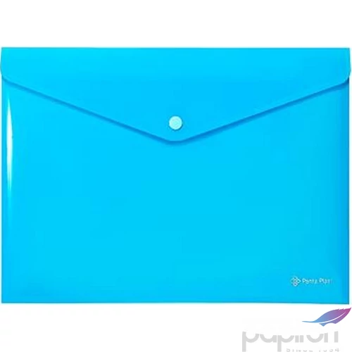 Irattasak A4 Panta Plast PP, patentos,neon kék INP0410008503
