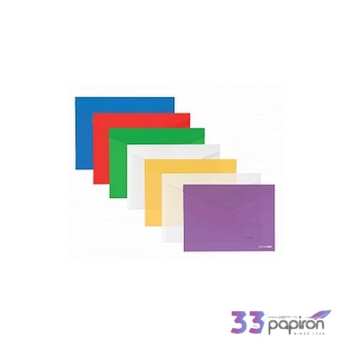 Irattasak A4 patentos Economix 180mic fényes vegyes színekben Papiron patentos tasak