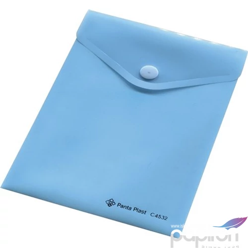 Irattartó tasak A6 Panta Plast patentos 160mik PP műanyag paszt.kék Iratrendezés PANTA PLAST 0410-0052-03