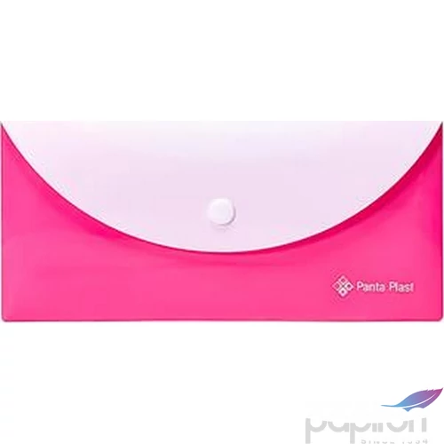 Irattasak DL Panta Plast PP, patentos, két zsebes, neon pink INP0410008913
