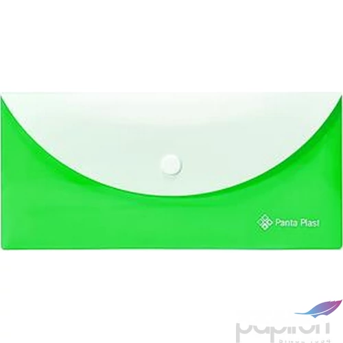 Irattasak DL Panta Plast PP, patentos, két zsebes,neon zöld INP0410008904