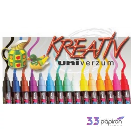 Decormarker UNI-BALL Posca 0,9-1,3mm vízbázisu rózsaszín Írószerek UNI-BALL PC-3M PINK