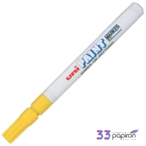 Lakkmarker UNI-BALL Paint PX-20(L) 2,2-2,8mm kúpos hegyű sárga Írószerek UNI-BALL PX-20(L) YELLOW(EU)