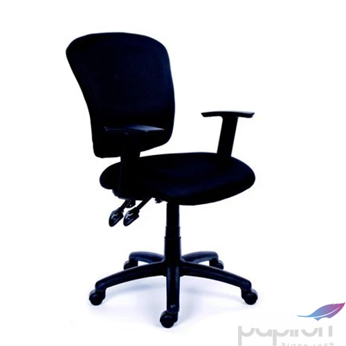 Irodai szék Mayah Active kárpit fekete lábkereszt fekete BBSZVV09