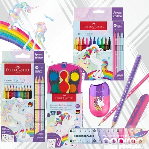 Iskolai csomag Faber Castell Lányos iskolai kezdő csomag Unikornis Grip exkluzív csomag