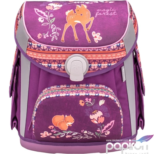 Iskolatáska Belmil ergonómikus 21' Cube Cube Magic Forest 405-47 37x30x24cm kb. 16,5l - 1000-1100g