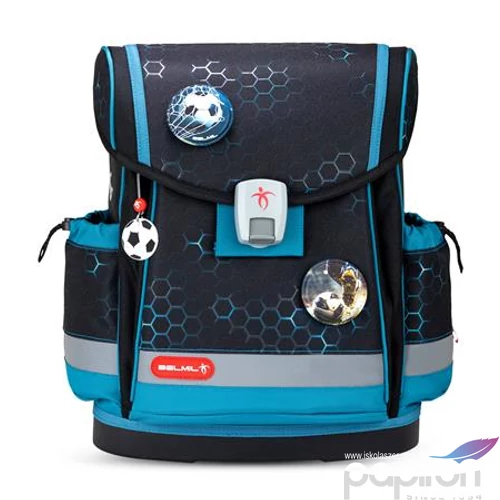 Iskolatáska Belmil ergonómikus Classy Plus Kick the Ball BL40578AG5F