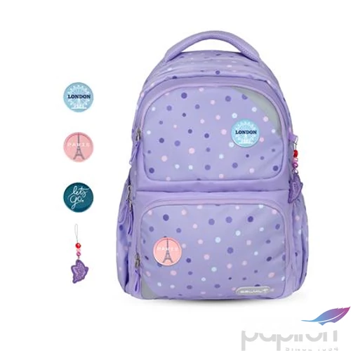 Iskolatáska Belmil ergonómikus Maxi Pack Purple Do BL338376L