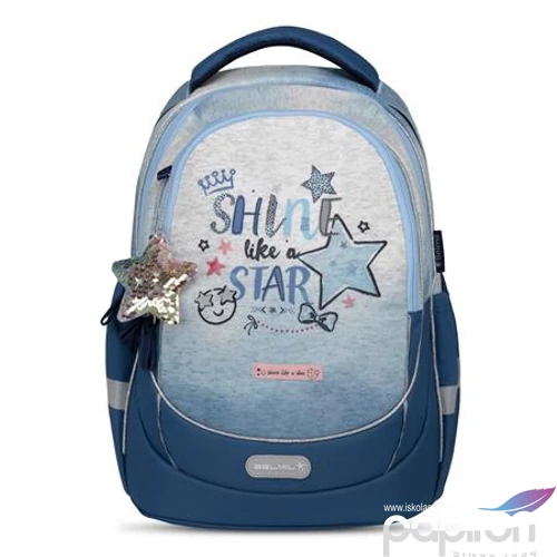 Iskolatáska Belmil ergonómikus Leisure Plus Shine like a Star BL338878L