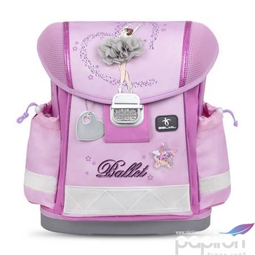 Iskolatáska Belmil ergonómikus Classy Ballerina, lila
