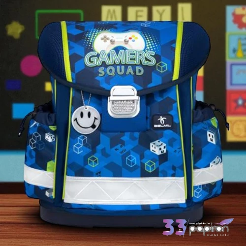 Belmil Classy Gamer Squad iskolatáska tartós