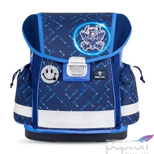 Iskolatáska Belmil ergonómikus Classy Navy Blue Tech