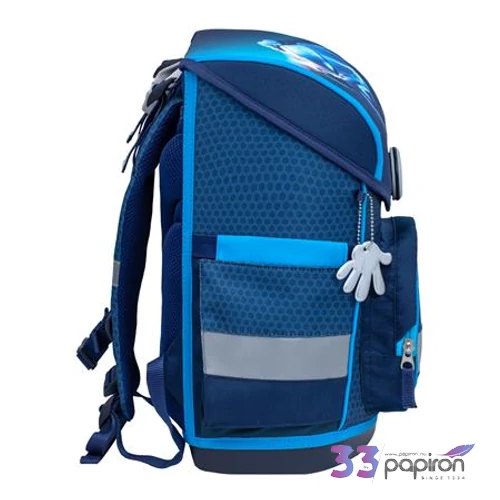 Belmil Compact Racing Blue Neon iskolatáska anatómiai