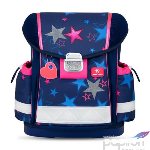 Iskolatáska Belmil ergonómikus Classy Sparkling Star BL40313AG67L