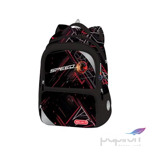 Iskolatáska Belmil ergonómikus Maxi Packspecial T-Speed Red Car BL33837T5F