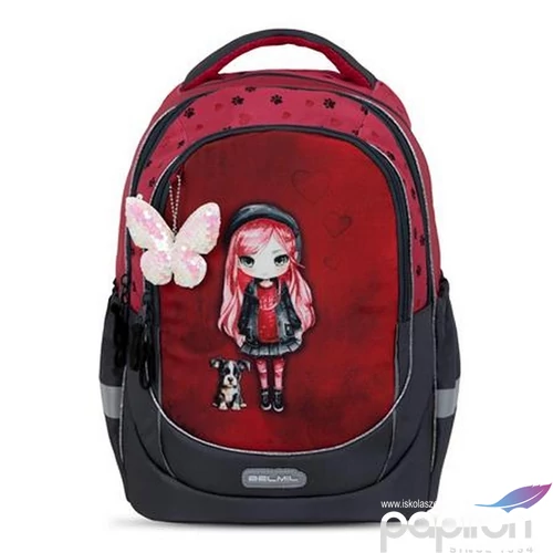 Iskolatáska Belmil ergonómikus Leisure Plus Ladybug Girl