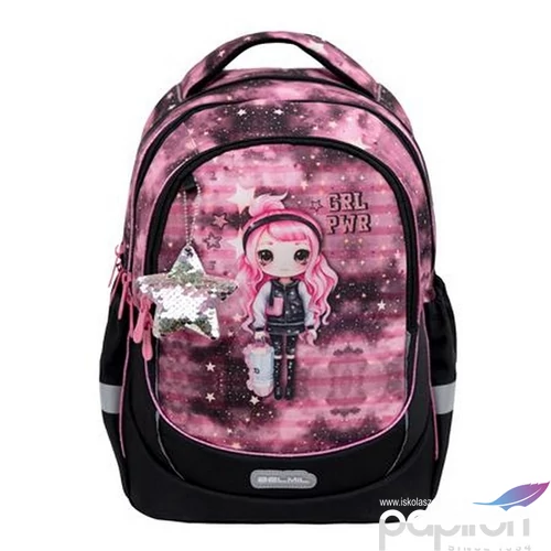 Iskolatáska Belmil ergonómikus Leisure Plus Pink Girl