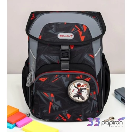 Iskolatáska Belmil ergonómikus Maxi Ninja BL40583AG3F