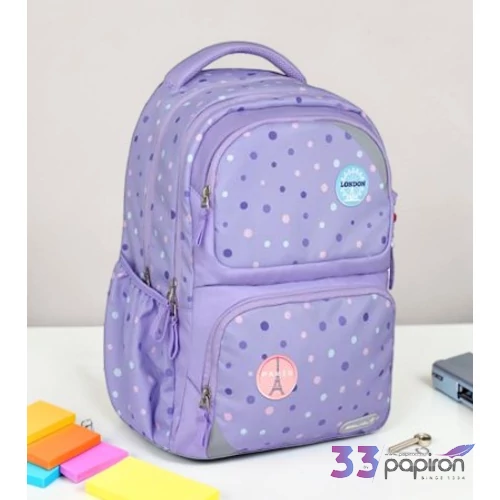 Iskolatáska Belmil ergonómikus Maxi Pack Purple Do BL338376L