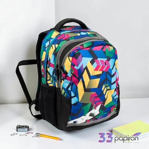 Iskolatáska ergonómikus KPP OXY ONE colour mérete: 350X400X180