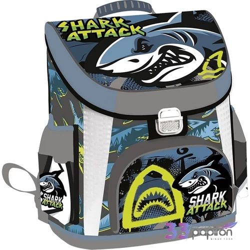 Iskolatáska prémium Lizzy 26 Shark Attack 1. És 2. Osztályos cápás 