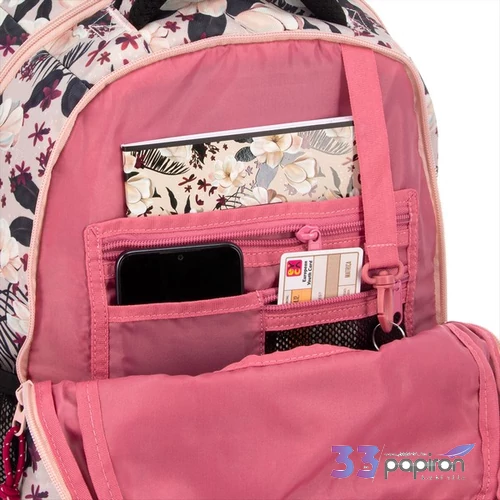 Ars Una 24 Flowery Pink iskolatáska rendszerezhető