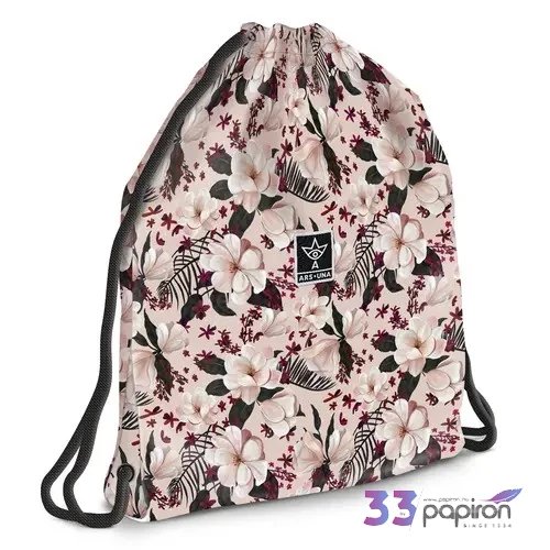 Ars Una 24 Flowery Pink tornazsák praktikus