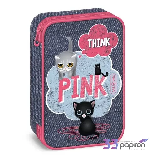 Ars Una 24 Think Pink többszintes tolltartó minőségi kivitel