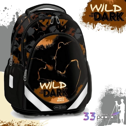 Ars Una 26 Wild Dark iskolatáska ergonomikus