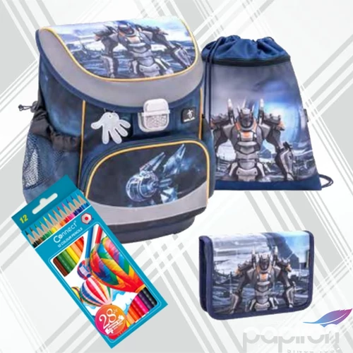 Iskolatáska szett Belmil 22' Mini-Fit Parallel Universe 405-33 táska,tolltartó,tornazsák