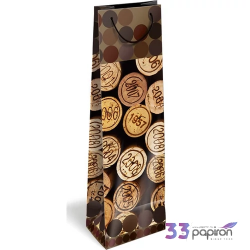 Ajándéktasak First Choice FC10 10x33x9cm - Ideális boros üveghez. Lizzy kollekció! (5997416546404)