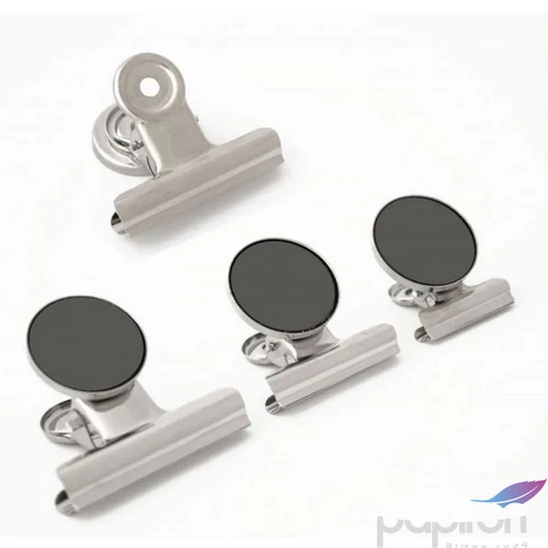 Iratcsipesz fém rugós 38mm mágeses 