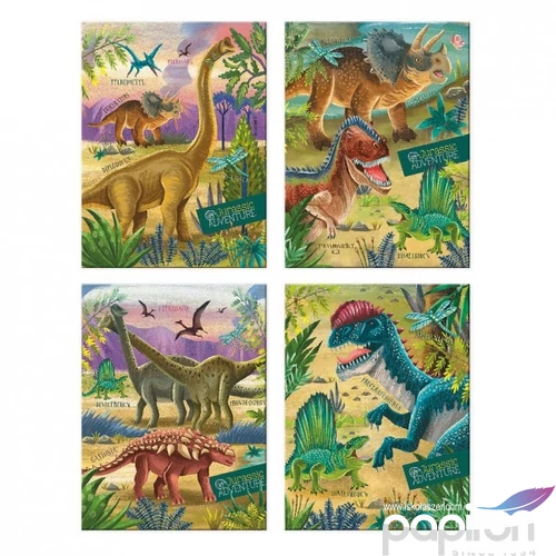 Jegyzetfüzet Argus A6 Dino world vonalas 1111-0388