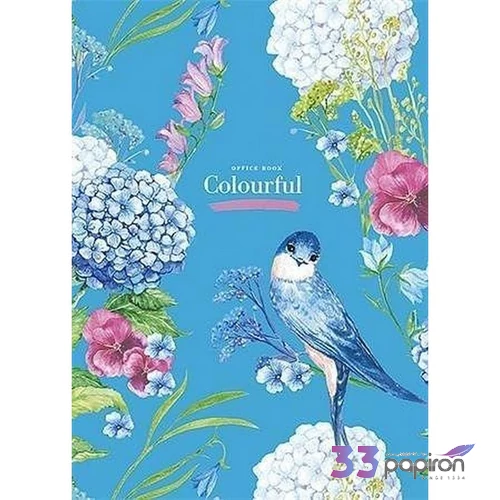 Jegyzettömb A5 Student vonalas Colourful 50lap vonalas vegyes mintával Irodai papír SHKOLYARYK A5-GB-050-817L