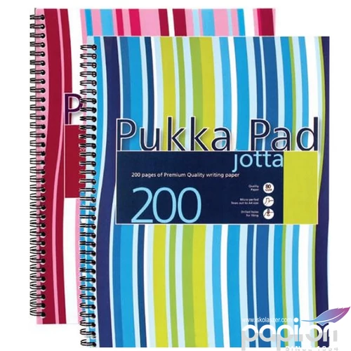 Spirálfüzet A4 Pukka Pad Jotta Pad 200oldalas vonalas JP018