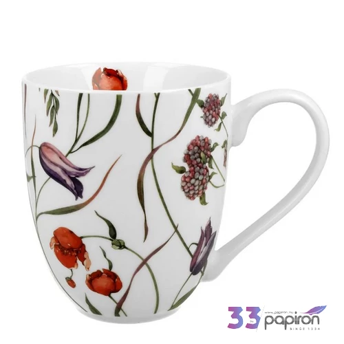 Bögre porcelán 1l Jumbo XXL FLOWER MEADOW Díszdobozban