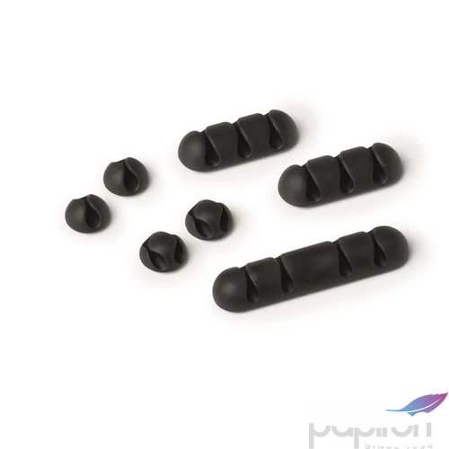 Kábelrendező tappancs öntapadó DURABLE CAVOLINE Clip mix grafit