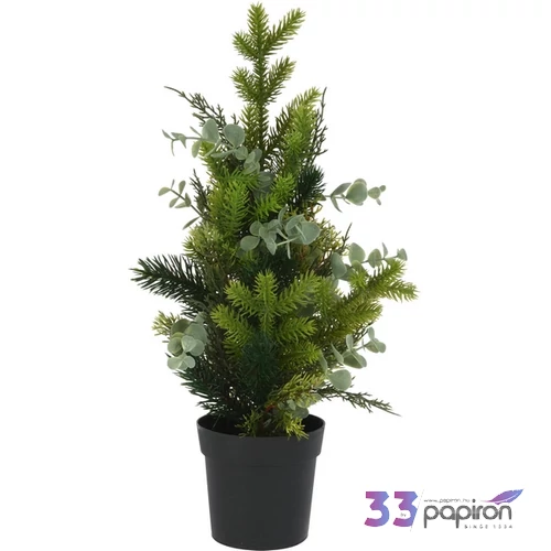 Karácsonyi dekor fenyőfa 45cm kpm