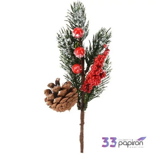 Karácsonyi dekor pick 22cm, 3 féle kpm